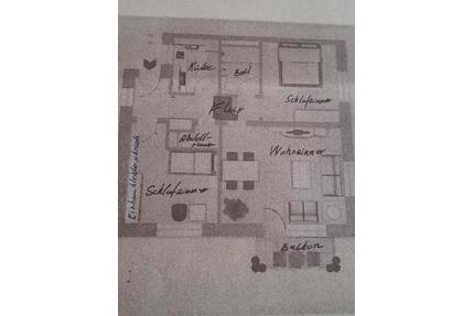 Husum helle, freundliche Etagenwohnung (6.Stock) u.Garage