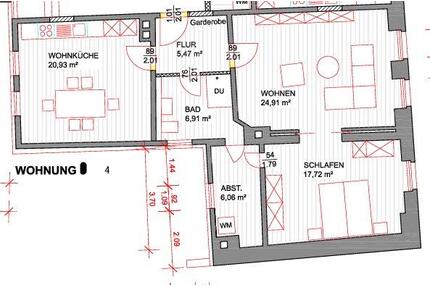 3 Raumwohnung - 600,00&nbsp;EUR Kaltmiete, ca.&nbsp; 82,00&nbsp;m&sup2; in Gardelegen (PLZ: 39638)