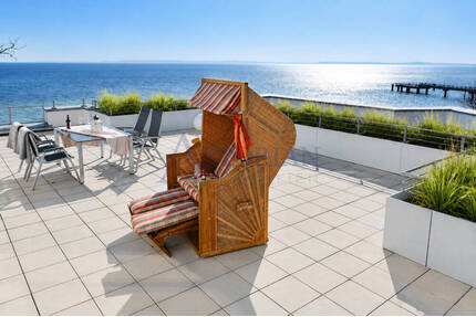 Logenplatz über der Ostsee - Meeresdomizil mit 82 m² Dachterrasse & Sauna - Sassnitz