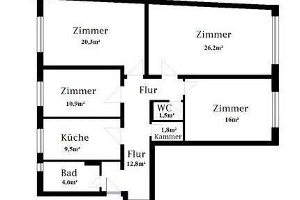 4 Zi. ETW in München Neuhausen, gewerbl. nutzbar, von privat