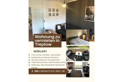 Wohnung in Treptow zu vermieten - Berlin Treptow-Köpenick