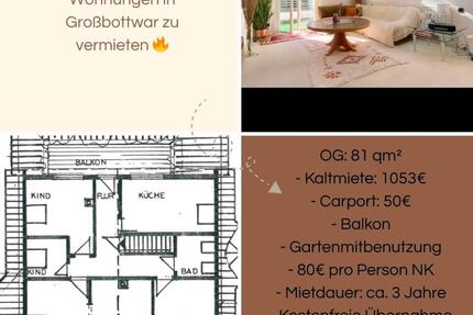 DG Wohnung mit 2 Balkonen und EBK zu vermieten - Steinheim an der Murr