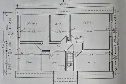 4 Zimmer Wohnung ca. 95 m² OG mit Waschkeller und Dachboden - Wahrenholz