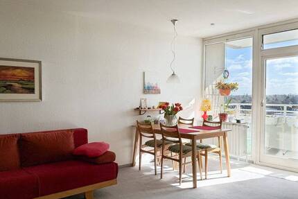 Helle 3-Zimmer-Penthouse-Wohnung über den Dächern Hamburgs