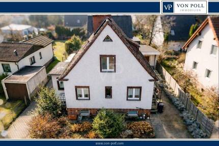 Raumwunder mit Kamin: Modernisiertes Einfamilienhaus mit 5 Räumen in ruhiger Lage - Berlin Kaulsdorf