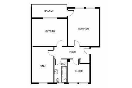 Super ansprechende frisch renovierte 3,5 Zimmer Wohnung über den Dächern von Dortmund Alt-Scharnhorst