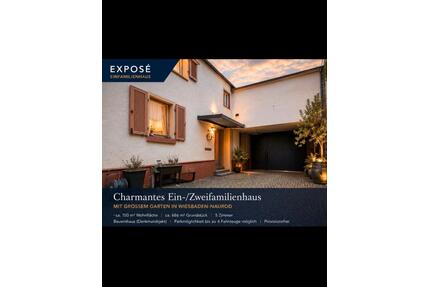 Charmantes Einfamilienhaus mit großem Garten in Wiesbaden-Naurod