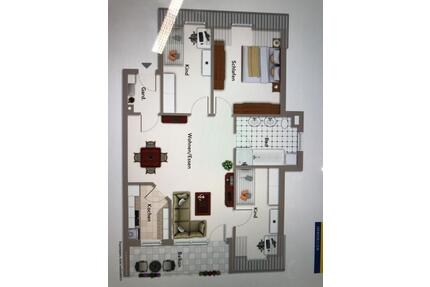 4 Zimmer Wohnung zum vermieten - 780,00&nbsp;EUR Kaltmiete, ca.&nbsp; 77,00&nbsp;m&sup2; in Postbauer-Heng (PLZ: 92353)