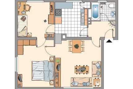 Wohnung zum Mieten in Bonn 740,00 € 59.5 m²