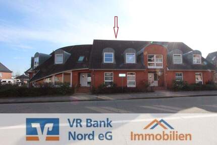 Attraktive 3-Zi.-Maisonette-ETW mit Balkon und TG-Stellplatz in zentraler Lage - Niebüll