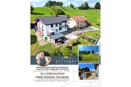 Einfamilienhaus im Grünen mit Scheune - Ideal für Familie, Hobby oder Tierhaltung - - Schönberg Mitternach