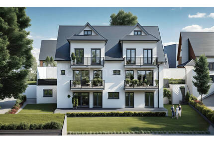 KfW 40 Neubau Doppelhaushälfte schlüsselfertig mit sep. ELW und Fernblick in Konstanz Urisberg