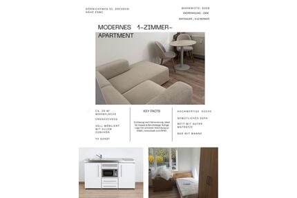 Erstbezug Dörnichtweg Dresden komplett möbiliert