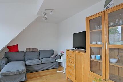 (EF0807_M) Kassel-Landkreis: Vellmar, preiswertes möbliertes Apartment mit Dachbalkon, WLAN und eigener Waschmaschine