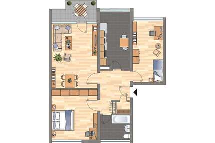 Wohnung zum Mieten in Dortmund 599,00 € 74.83 m²