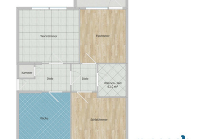 ~ Großes Wohnzimmer mit Sonnenbalkon ~ - Essen Stadtbezirk VII