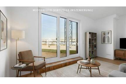 Exklusives 1-Zimmer-Apartment mit Balkon und Dachterrasse über den Dächern von Köpenick - Berlin