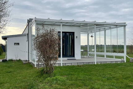 Neues Design-Haus nahe Ostsee mit Weitblick provisionsfrei als Wohnhausprivates Ferienhaus + Garten - Biendorf Mechelsdorf