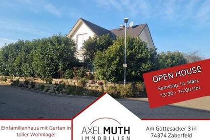 Open House am Samstag, 14.03., 13.30h! Traum für die kleine Familie - Wohnen beim Zaberfelder See