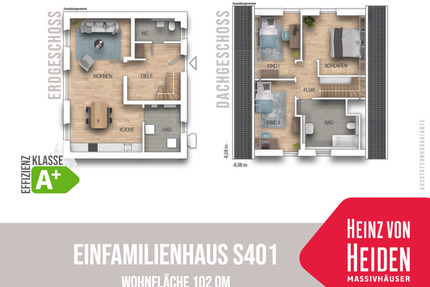 Einfamilienhaus S400 - Neubau Geisa - Heinz von Heiden-Haus mit 102qm - inkl. PV-Anlage
