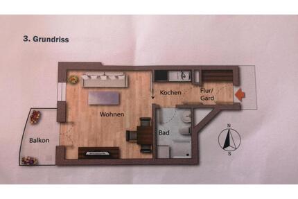 1- Zimmer Apartment zur Kapitalanlage - Bad Abbach