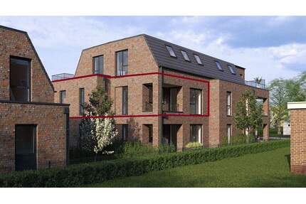Obergeschosswohnung mit Balkon (WHG 4) - Westoverledingen Völlenerfehn