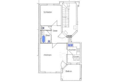 Attraktive Zwei-Zimmer-Wohnung, Balkon, ruhige Lage in Weiden - Weiden in der Oberpfalz