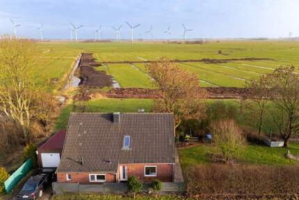 Einfamilienhaus oder Ferienhaus an der Nordsee - Alleinlage mit 1.670 m² Grundstück - Osteel