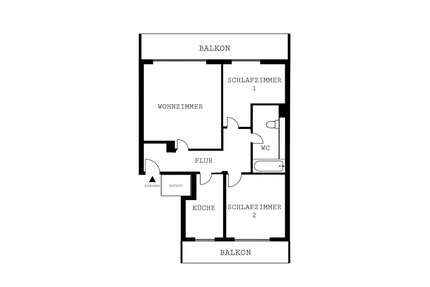 Wohnung zum Mieten in Düsseldorf Mörsenbroich 975,00 € 75 m² - Düsseldorf / Mörsenbroich