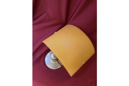 Design Lampe Piperita Arteluce Glas Wandlampe gebogen gelb - Krefeld Bockum