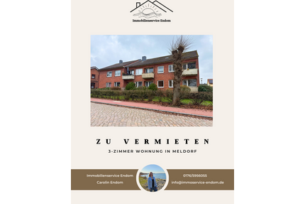 Wohnung zum Mieten in Meldorf 455,00 € 60.91 m²