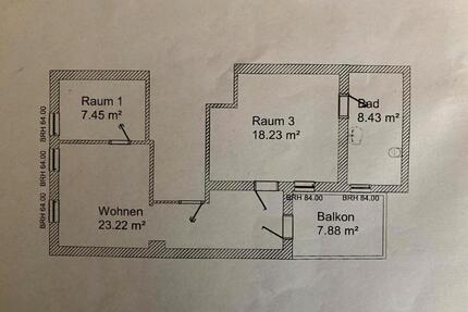 Vermietung ab 01.12. Schöne Zweiraumwohnung im Herzen Waldenburgs