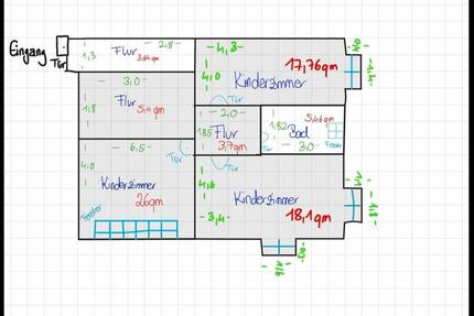 Mainz Laubenheim 80 m² große Dachgeschoss Wohnung kernsaniert