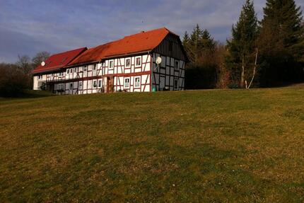 Fachwerkhaus von vorne Haus 1 und 2 - Nentershausen