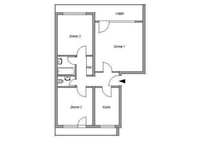 Wohnung zum Mieten in Wuppertal 570,00 € 76 m²