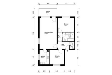 Alltagstaugliche 3,5 Zimmerwohnung Kehl-Sundheim