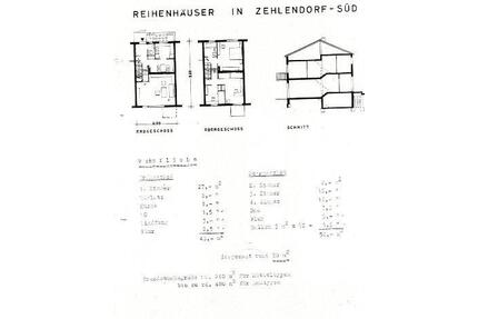 3 Reihenhäuser in Zehlendorf-Süd zu verkaufen - Berlin Steglitz-Zehlendorf