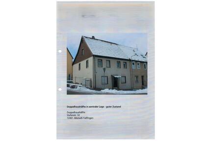 Doppelhaushälfte in Albstadt Tailfingen mit Photovoltaik - Dormettingen