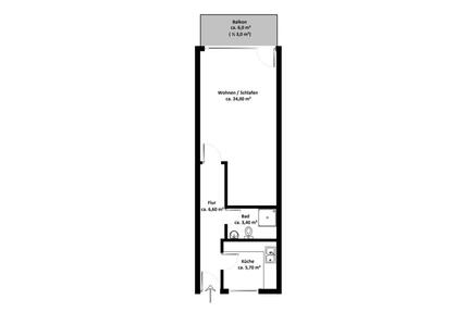 Wohnung mit Balkon in Wedel Nahe der S-Bahn und dem Mühlenteich