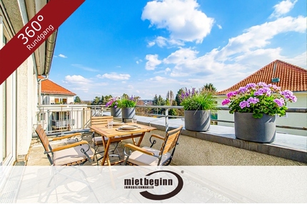 GANZ OBEN – GEMÜTLICHE MAISONETTE – BEZUGSFREI – DUSCHBAD MIT FENSTER – TG-PARKER - Dresden Strehlen