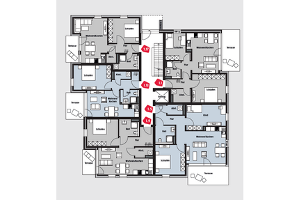 Wohnung zum Mieten in Wolfsburg 1.200,00 € 84 m²