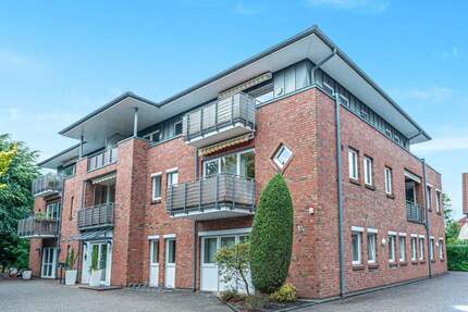 Helle 2-Zimmer-Wohnung mit Loggia, Aufzug & Stellplatz - zentrale Lage Rastede
