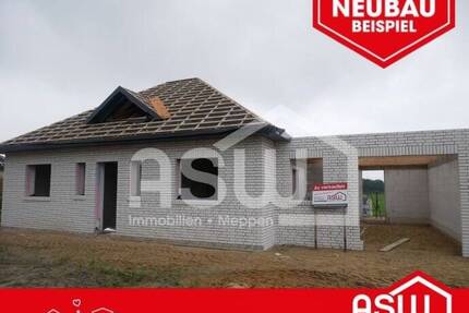 Musterhaus! Exklusiver Neubaubungalow mit massiver Garage und Teilausbau im Dachgeschoss - Herzlake