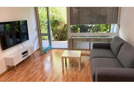 Möbilierte 1-Zimmer-Wohnung mit Terrasse und Einbauküche - München Sendling-Westpark