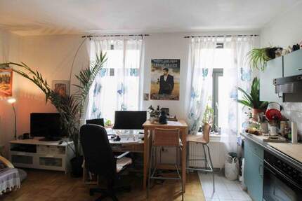 Vermietetes 1-Zimmer-Apartment in urbaner Citylage - Denkmalobjekt - Halle (Saale) Innenstadt