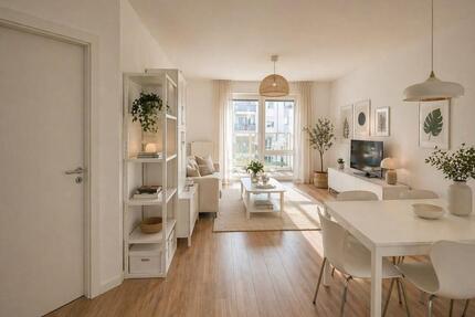 Helle teilmöblierte 2-Zimmer Wohnung in Nähe zum Hauptbahnhof (5 Min. zu Fuß) - Leipzig Mitte