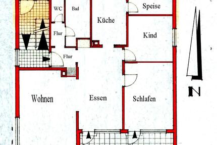 großzügige, helle 3,5 Zi-Wohnung - Ludwigsburg Oßweil