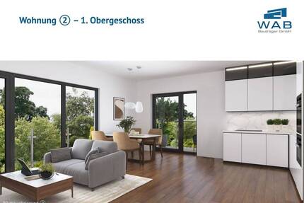 2-Zimmer Neubau Luxuswohnung (2), mit Balkon - München Sendling-Westpark