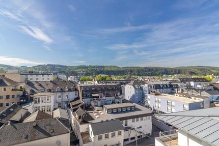 Blick über die Stadt- Altersgerechte helle Penthousewohnung an der Fußgängerzone - Trier