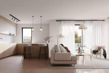 KFW 55 Neubau 2 Zimmer Wohnung im OG mit Loggia Provisionsfrei - München Trudering-Riem